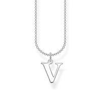 Thomas Sabo Charming Collection - KE2031-001-21-L45v - Buchstabe V - Kette mit Anhänger - 38-40-42-45 cm - Silber