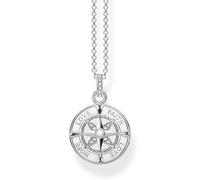 Thomas Sabo Halskette - Glam and Soul - Kompass Glaube, Liebe, Hoffnung - KE1849-051-14-L45v silber