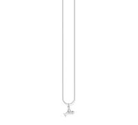 Thomas Sabo Kette KE2232-013-27-L45V mit Cocktail-Anhänger 925 Sterlingsilber Silber/Weiß-Rot