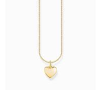 Thomas Sabo Kette mit Herz-Anhänger vergoldetes Silber KE2234-413-39