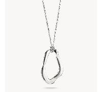 Kette mit Anhänger THOMAS SABO "Natural Beauty Kette mit organisch geformtem Anhänger, Bold Elegance" Gr. 70, silber (silberfarben), Halsketten, Damen, 70, Silber 925 (Sterlingsilber) (15754208-70) si