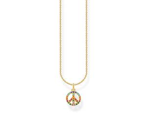 Thomas Sabo Halskette - Peace - KE2175-488-7-L45V bicolor