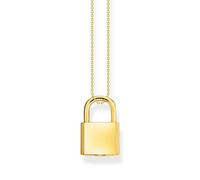 Thomas Sabo Kette Schloss gold mit Gravur gelbgoldfarben KE2130-413-39-L45V