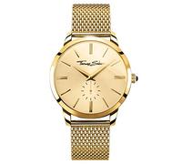 Thomas Sabo Herren Armbanduhr Rebel Spirit Gelbgold Analog Quarz Edelstahl WA0263-264-207-42 mm
