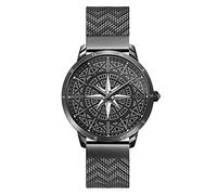 THOMAS SABO Herrenuhr Spirit Cosmos Kompass schwarz Edelstahl, Edelstahl Schwarz