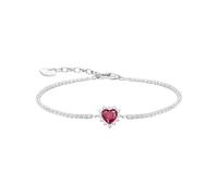 Thomas Sabo Armband Romance A2188-013-10-L19V Recyceltes 925er Silber Rot One Size Damen
