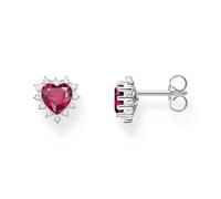 Thomas Sabo H2315-013-10 Damen Herz-Ohrstecker Romance Rot Ohrringe Silber