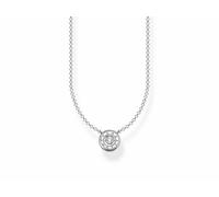 Thomas Sabo KE1881-051-14-L45v Damen-Halskette Kreis mit Weißem Stein