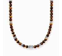 Thomas Sabo KE2180-826-2-L50 Kette - Silber geschw. + Tigerauge - braun - 50 cm