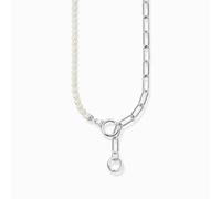 Thomas Sabo Schmuck KE2193-167-14-L47v Damenhalskette Silber mit Perlen