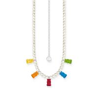 Thomas Sabo - KE2208-052-7-L50V - Kette - 925er Silber - Damen - Goldbär bunt - 42+8cm