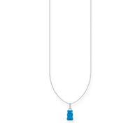 Thomas Sabo - KE2209-052-1-L45V - Kette - 925er Silber - Damen - GoldbÃ¤r blau - 40+5cm