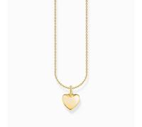 Thomas Sabo Kette mit Herz-Anhänger vergoldetes Silber KE2234-413-39
