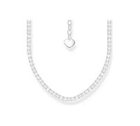 Thomas Sabo Kette 32029634 925er Silber (recycelt) Tenniskettengliederung Zirkonia 42 Weiß