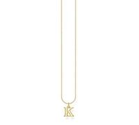 THOMAS SABO Kette Buchstabe K gold 925 Sterlingsilber, 750 Gelbgold Vergoldung