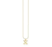THOMAS SABO Kette Buchstabe X gold 925 Sterlingsilber, 750 Gelbgold Vergoldung