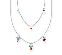 Thomas Sabo Kette - KE2098-477-7-L45V - Silber + Glas-Keramik Stein + synth. Korund + Zirkonia 40 - 45 cm