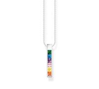 Thomas Sabo KE2113-166-7-L45v Damen-Collier Silber Bunte Steine