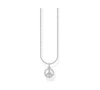 Thomas Sabo KE2175-051-14-L45V - Kette - Sterling Silber + Zirkonia - Peace - 45 cm