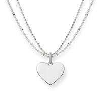 Thomas Sabo Kette LBKE0004-001-12-L45v, 45 cm, 925er Silber, 750er Gelbgold-Vergoldung, inkl. Gravur