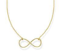 THOMAS SABO Damen Kette Infinity Gold 925 Sterlingsilber, 750 Gelbgold Vergoldung KE2139-413-39