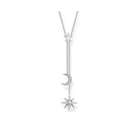 Thomas Sabo - Kette 40+42,5+45 cm - KE1900-051-14-L45v - Sterling Silber - Zirkonia - weiß