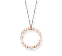 Thomas Sabo KE1877-416-14-L90 Kette - Silber vergoldet Roségold + Zirkonia - weiß - 90 cm