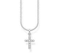Thomas Sabo Charming Collection - KE2069-051-14-L38v - Kreuz - Kette mit Anhänger - 36-38 cm - Silber - Zirkonia - Klar