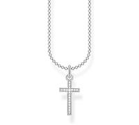 Thomas Sabo Kette Charming Collection KE2043-051-14-L45v Kreuz 925er Silber Zirkonia 38-45 cm Damen