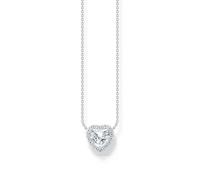 Thomas Sabo KE2280-051-14-L45V LOVE & HEARTS Kette - Weiß - Silber + Zirkonia - 40-45 cm