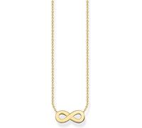 Thomas Sabo Kette KE2221-413-39-L45V Infinity-Anhänger Silber gelbgold verg. 38 bis 45 cm