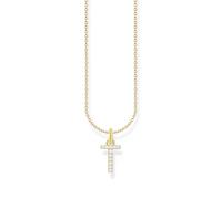 Thomas Sabo KE2259-414-14-L45V Damen-Kette mit Buchstaben-Anhänger T vergoldet
