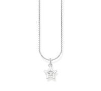 Thomas Sabo Kette KE2235-041-14-L45V – Sternanhänger 925er Silber, Emaille & Zirkonia, 38–45 cm