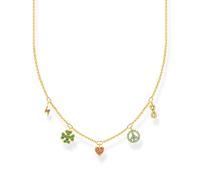 Thomas Sabo Kette Mit Symbole Bunt Gold Länge 42 Cm