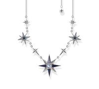 THOMAS SABO Kette Royalty Sterne silber 925 Sterlingsilber, Geschwärzt