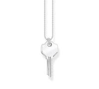 Thomas Sabo Kette Schlüssel silber mit Gravur silberfarben KE2129-001-21-L45V