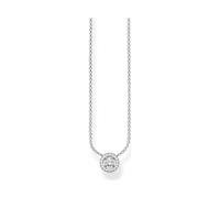 Thomas Sabo Kette SCKE150146 – längenverstellbar 40/42,5/45 cm – Kreis – 925 Sterling, Zirkonia