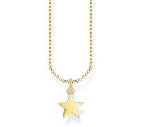 THOMAS SABO Kette Stern gold 925 Sterlingsilber, 750 Gelbgold Vergoldung
