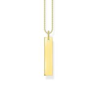 THOMAS SABO Kette Tag gold 925 Sterlingsilber, 750 Gelbgold Vergoldung