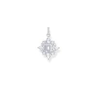 Thomas Sabo PE963-051-14 Kettenanhänger mit Weißen Steinen Silber