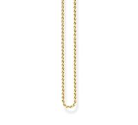 Thomas Sabo KE1348-413-12-L50 - Kordelkette - 50 cm - Silber vergoldet Gelbgold
