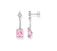 Thomas Sabo H2177-051-9 Ohrringe - Silber + Zirkonia - pink - Oktagon -