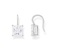 Thomas Sabo Paar Ohrhänger 68875653-0 – Silber 925 (recycelt) mit Zirkonia, Damen, kristallweiß