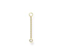 Thomas Sabo Ohrring Anhänger - Weißer Stein - EP006-414-14 gold