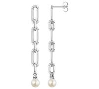 Thomas Sabo Ohrringe H2206-167-14 Sterling Silber - geschw. + Süßwasserzuchtperle + Zirkonia weiß