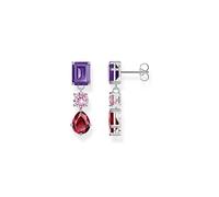 Thomas Sabo Ohrringe H2278-013-7 - Silber & synth. Korund & Zirkonia - Glamour in Violett