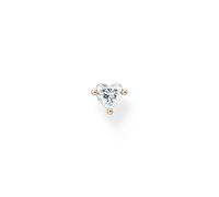 Thomas Sabo Ohrringe Einzel Ohrstecker Herz Roségold
