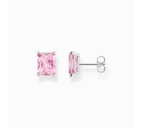 Thomas Sabo H2201-051-9 Damen-Ohrstecker Ohrringe Pinkfarbener Stein