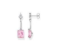 Thomas Sabo H2177-051-9 Ohrringe - Silber + Zirkonia - pink - Oktagon -