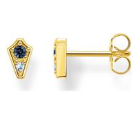 THOMAS SABO Ohrstecker Royalty mit Steinen aus 925 Sterlingsilber 750er Gelbgold-Vergoldung H2210-960-1